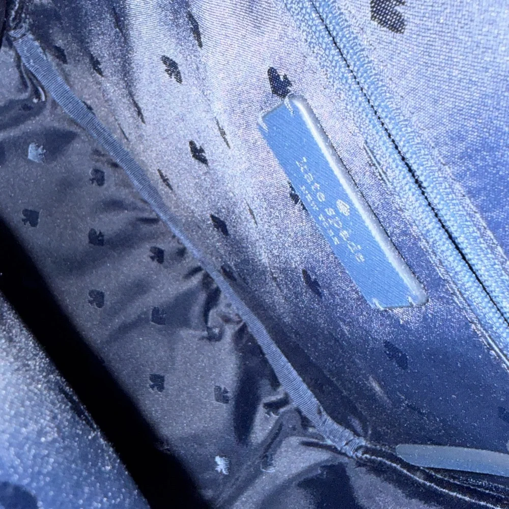 Kate Spade Navy Quilted Backpack - Picture 4 of 4